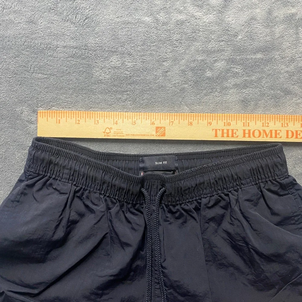 Tommy Hilfiger Swim Trunks Mens Medium Slim Fit Navy Blue Board Shorts